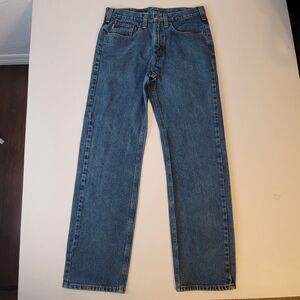 Carhartt Relaxed Fit Straight Leg Jeans 32x34 Heavyweight Denim USA